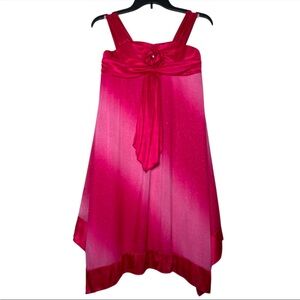 MyMichelle Y2K Women’s Pink Satin Babydoll Dress XS 14 jr Fairycore Barbiecore